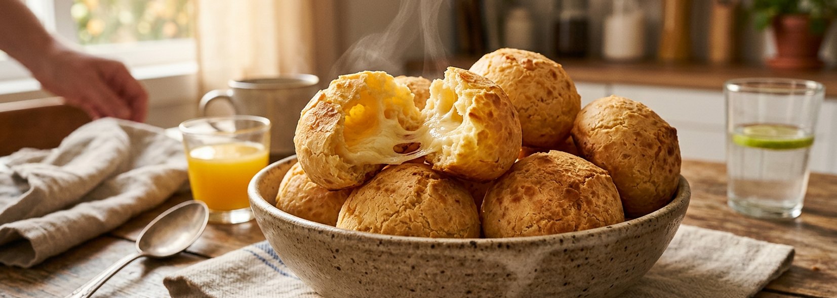 Pão de queijo gourmet